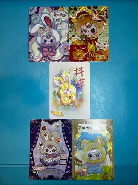 Cureplaneta - Baby Three Feng Shui Qi Cards - Lot of 5